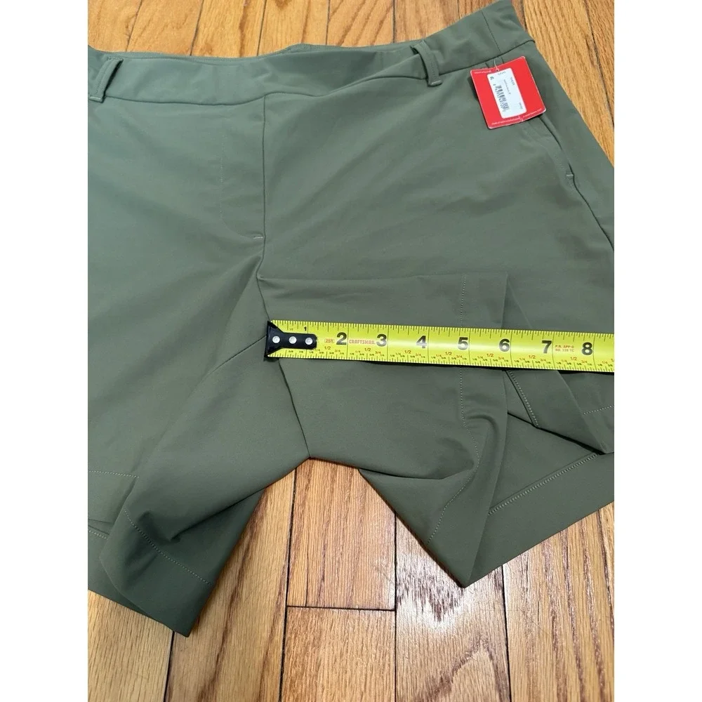 Spanx NWT Green Sunshine 6 Inch Performance Stretch Shorts Size Large